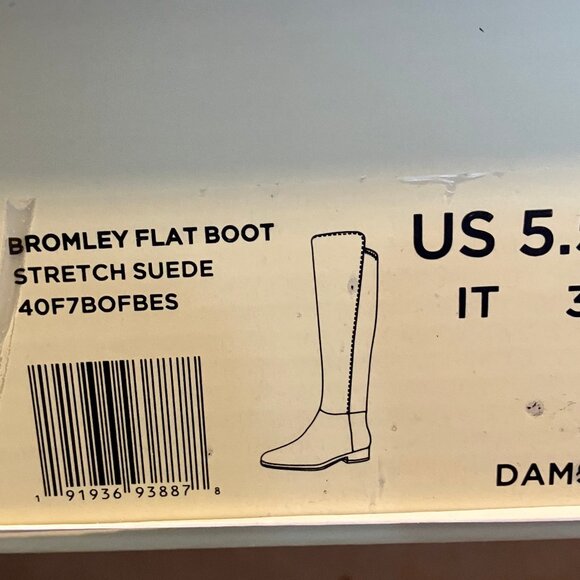 NIB Michael Kors Bromley Stretch Suede Over the Knee Boots Size: 5.5 - Picture 7 of 7